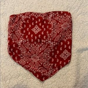 Strapless bandana crop top